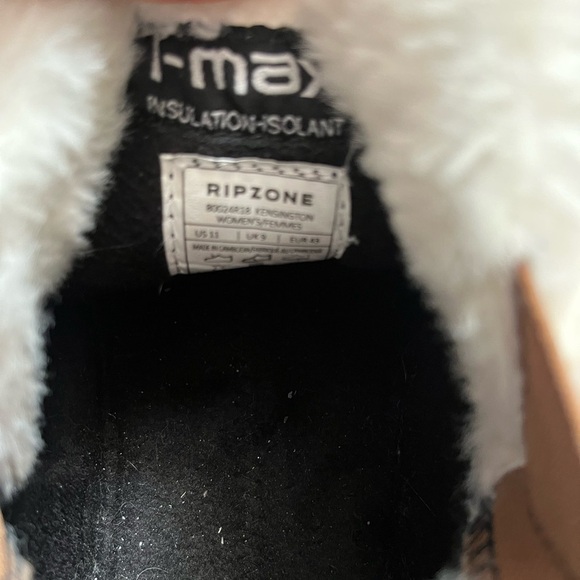 [US11]Ripzone Women's Kensington Waterproof Slip On Brown Suede Boots EUC - Picture 7 of 7